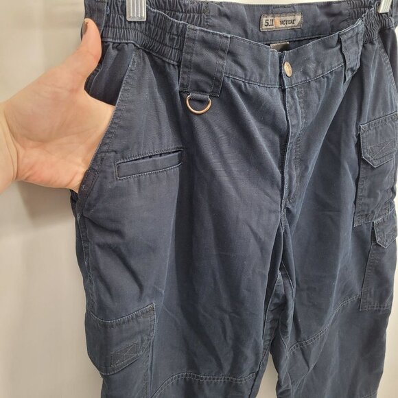 5 11 tactical Womens 16 Taclite pro ripstop navy blue 7 pocket cargo pants - Picture 2 of 8